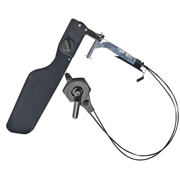 Rudder kit with lever