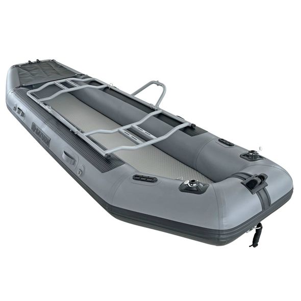 Fly Fishing Raft FR380 with rowing frame installed