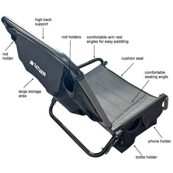 New Aluminum Beach Kayak Chair V4.0