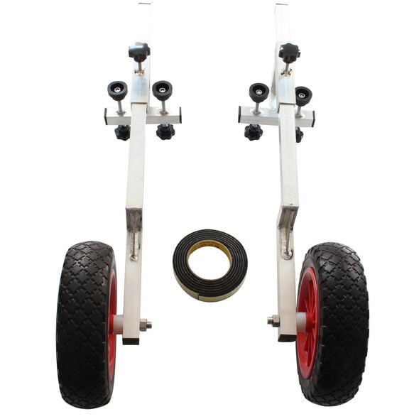 No Drill Wheels for inflatable boat V2.