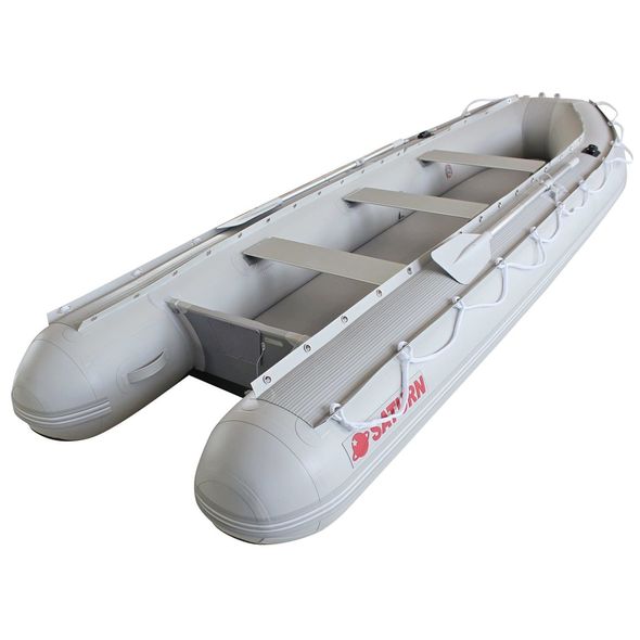 Saturn Heavy Duty Fishing Kayak FKB430 Light Gray