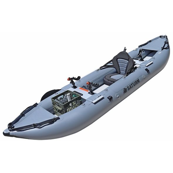 Saturn OLD Inflatable Fishing Kayak FK396DG Optional Setup Example