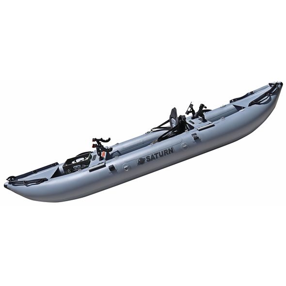 Saturn OLD Inflatable Fishing Kayak FK396DG Optional Setup Example
