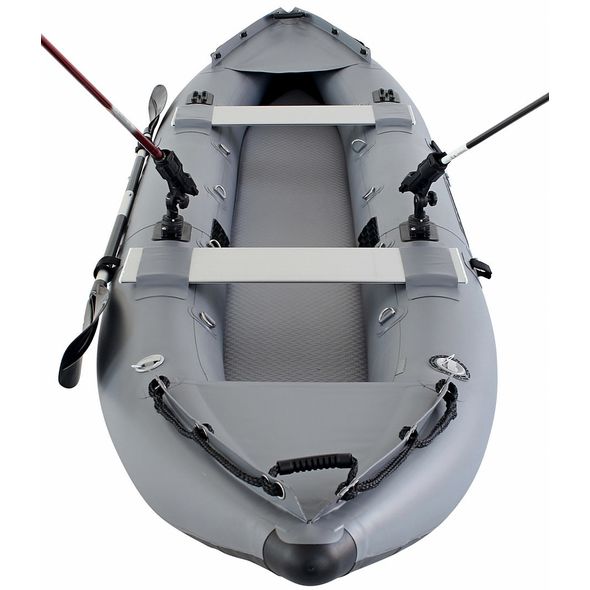 Saturn NEW Inflatable Fishing Kayak FK396DG Dark Gray