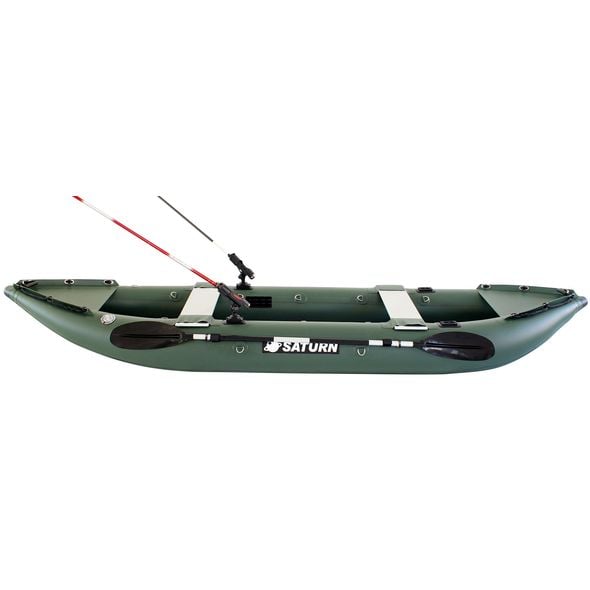 Saturn NEW Inflatable Fishing Kayak FK396N Green