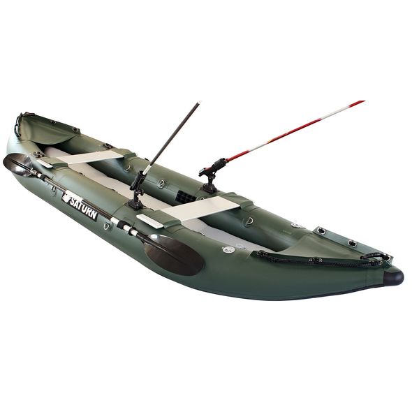 Saturn New V2 River Ocean Fishing Kayak OFK396N Green