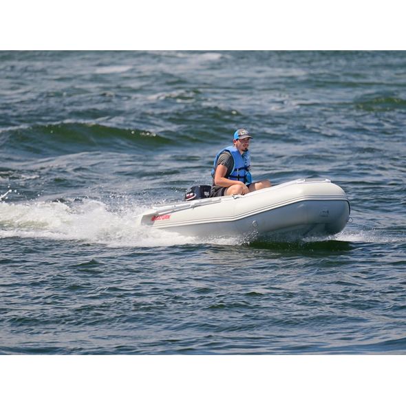 Saturn Inflatable Boat SD330 in ocean