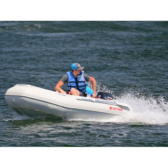 Saturn Inflatable Boat SD330 in ocean