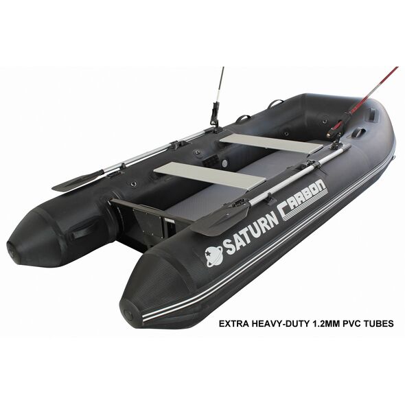 Saturn Extra Heavy-Duty Carbon Black CN330 Inflatable Boat