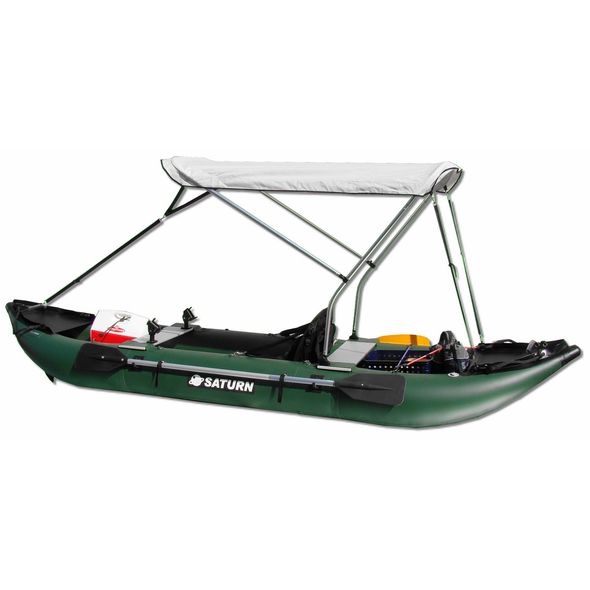 Saturn OLD Inflatable Fishing Kayak FK396N Green