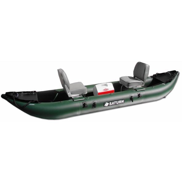 Saturn OLD Inflatable Fishing Kayak FK396N Green
