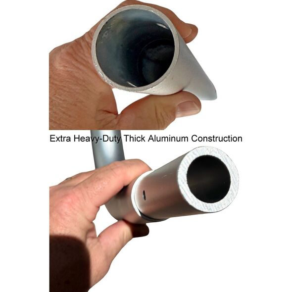 Extra Heavy-Duty Thick Aluminum Construction