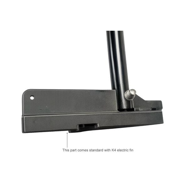 Transom adapter for K4 electric fin