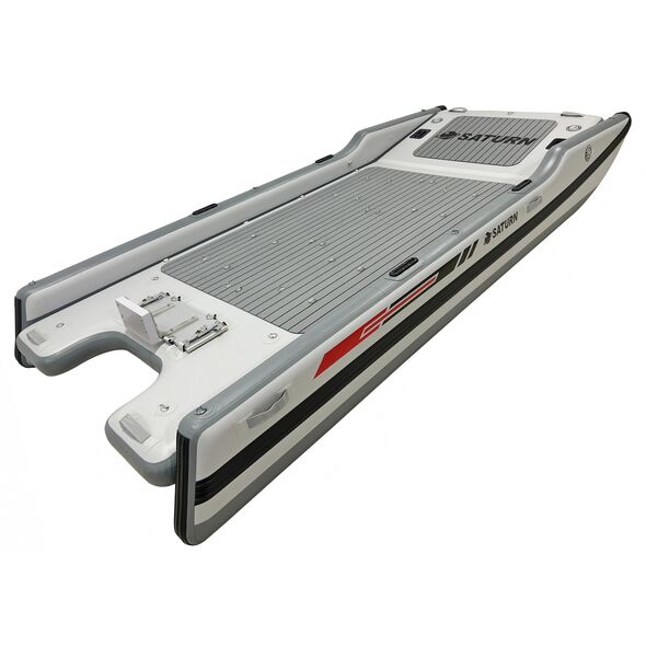 13' Saturn CAT396 Inflatable Drop Stitch Catamaran Boat Platform.