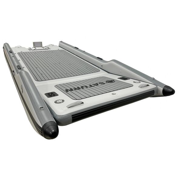 13' Saturn CAT396 Inflatable Drop Stitch Catamaran Boat Platform.