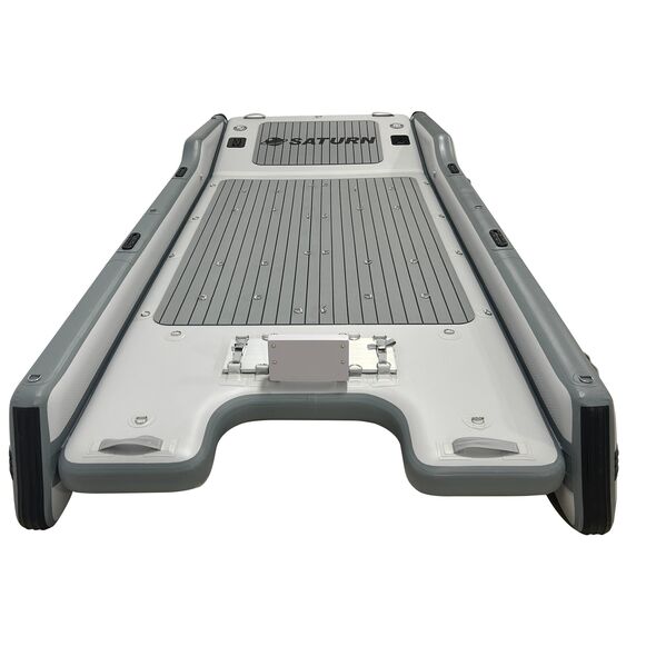 13' Saturn CAT396 Inflatable Drop Stitch Catamaran Boat Platform.