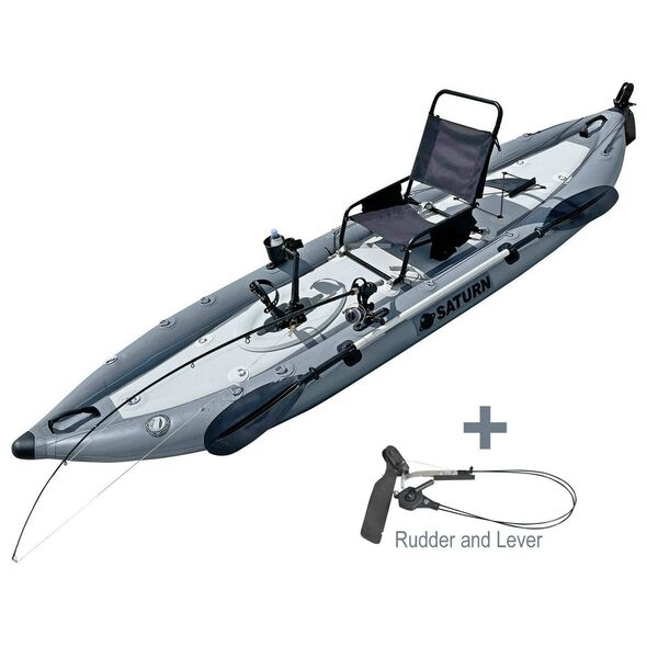 Saturn Inflatable Kayak FPK365 V1 with Tandem Configuration with 2 seats