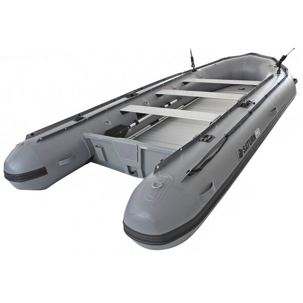 Saturn 15' PRO470 Professional-Grade Inflatable Boat with Aluminum Floor