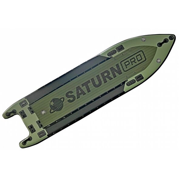 14' Saturn Extra-Wide Inflatable Fishing Micro Skiff FSUP430