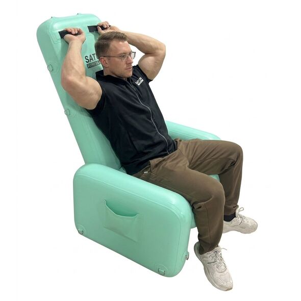 Inflatable Fitness Chair for Home Workouts.