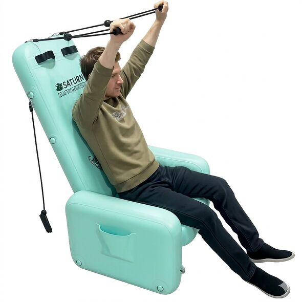 Inflatable Fitness Chair for Home Workouts.
