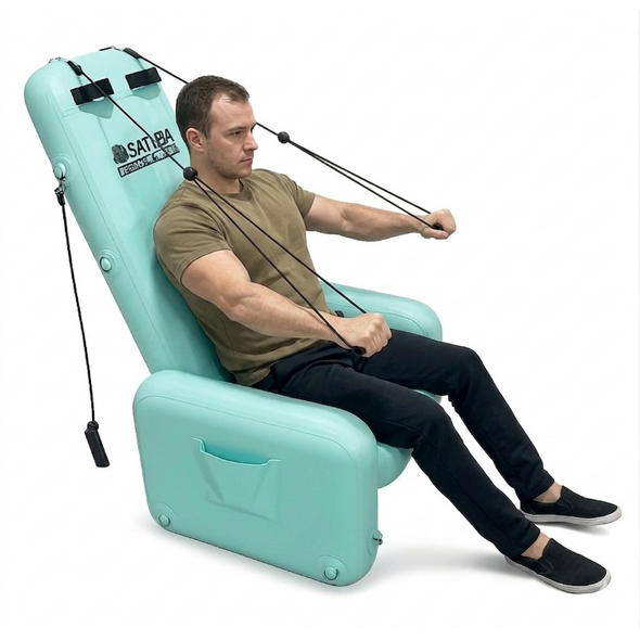 Inflatable Fitness Chair for Home Workouts.