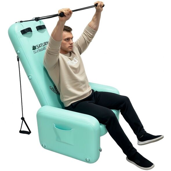Inflatable Fitness Chair for Home Workouts.