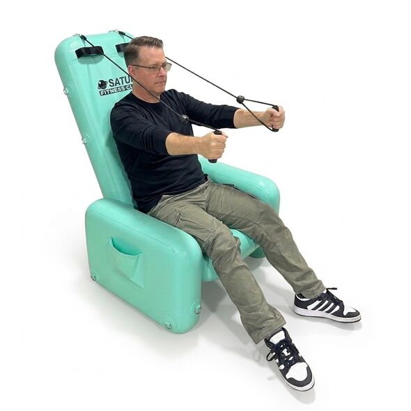 Inflatable Fitness Chair for Home Workouts.