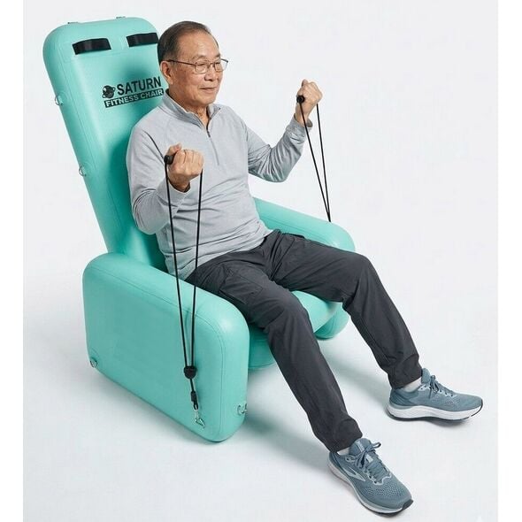 Inflatable Fitness Chair for Home Workouts.