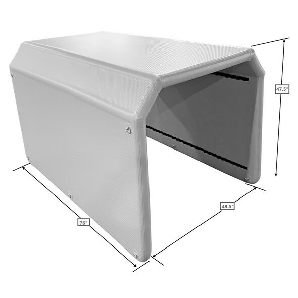 Inflatable drop stitch tent air shade