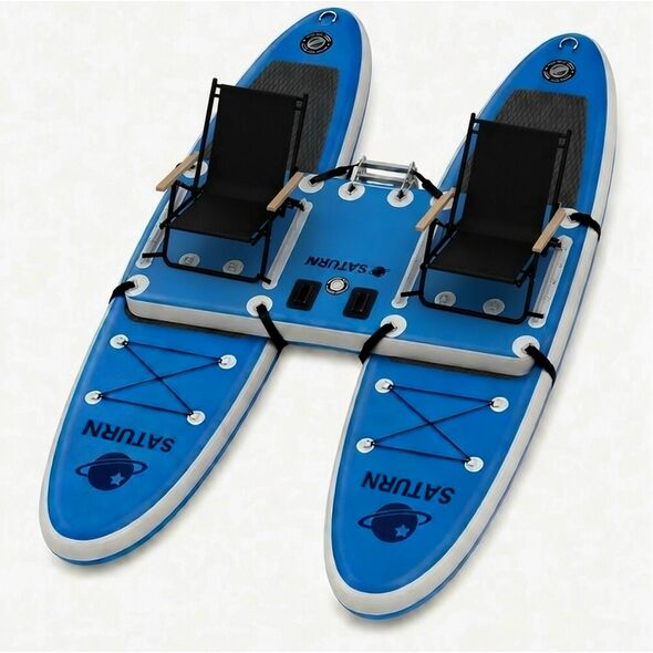 Inflatable Catamaran Platform for Two Paddle Boards