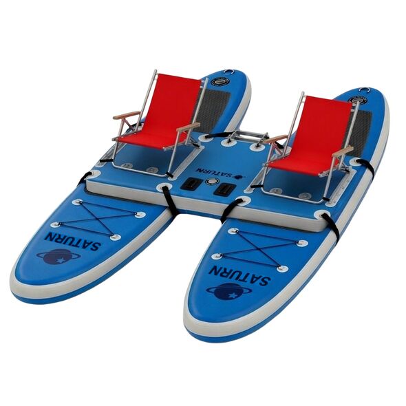 Inflatable Catamaran Platform for Two Paddle Boards