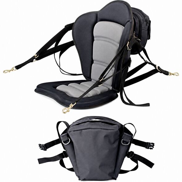 Deluxe Fishing Kayak Seat with Rod Holders