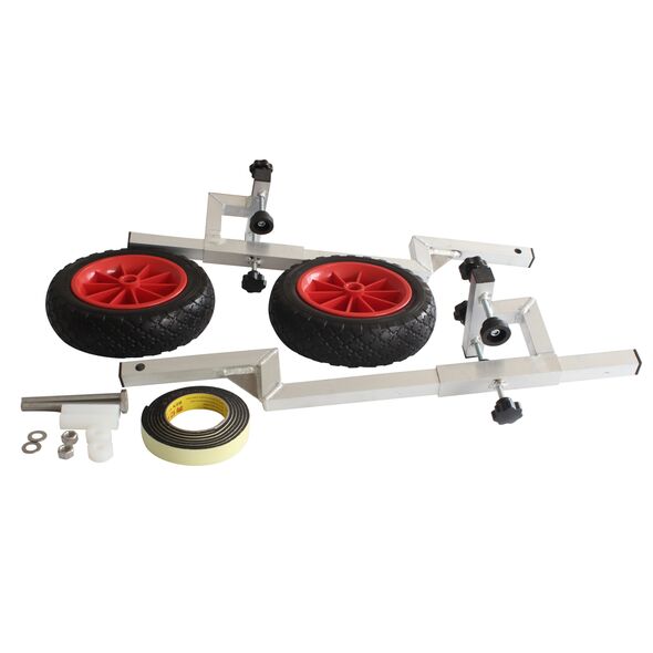 No Drill Wheels for inflatable boat V2.