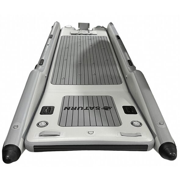 12.6' Saturn CAT385 Inflatable Drop-Stitch Catamaran Boat