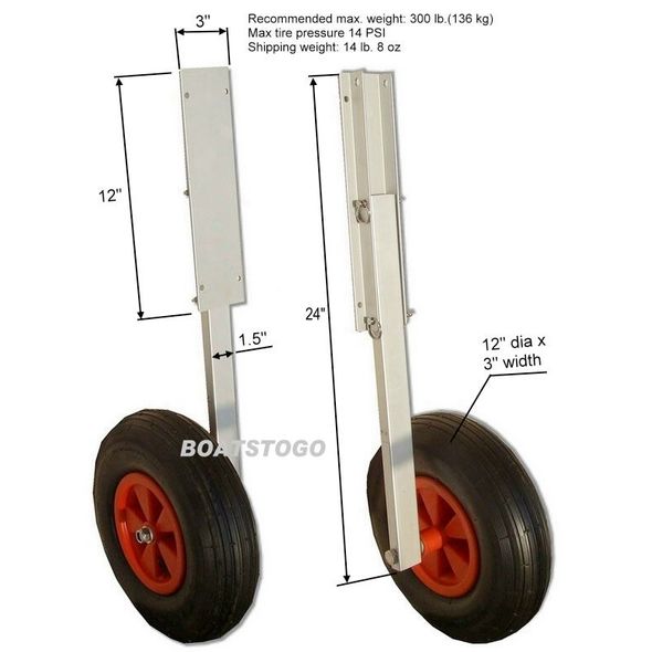Dinghy Launching Wheels