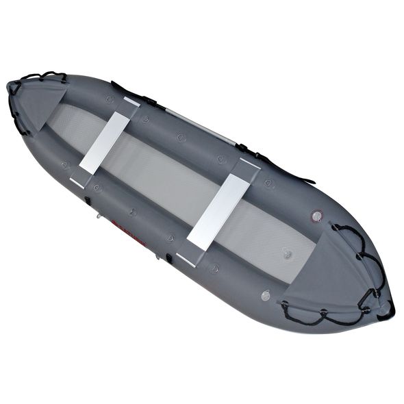 Saturn Inflatable Fishing Kayak FK430DG Dark Gray