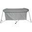 Large Deluxe 2 Bow bimini with removable side panels