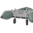 No Drill Wheels for inflatable boat.