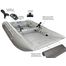 Saturn 12' Inflatable Catamaran MC365 customization for fishing