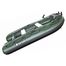Saturn Green 12' FB365N Inflatable Fishing Boat with air deck floor.