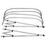 Parts of 4 bow bimini for inflatable boats v2