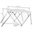 4-Bow Sun Shade Canopy Top