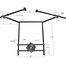 Rowing frame dimensions