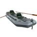 Fly Fishing Raft FR380 with rowing frame installed