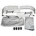 Parts of 4 bow bimini for inflatable boats v2