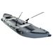 Saturn NEW Inflatable Fishing Kayak FK396DG Dark Gray