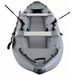 Saturn NEW Inflatable Fishing Kayak FK396DG Dark Gray
