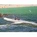 Saturn Inflatable Boat SD330 in ocean