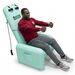 Inflatable Fitness Chair for Home Workouts.